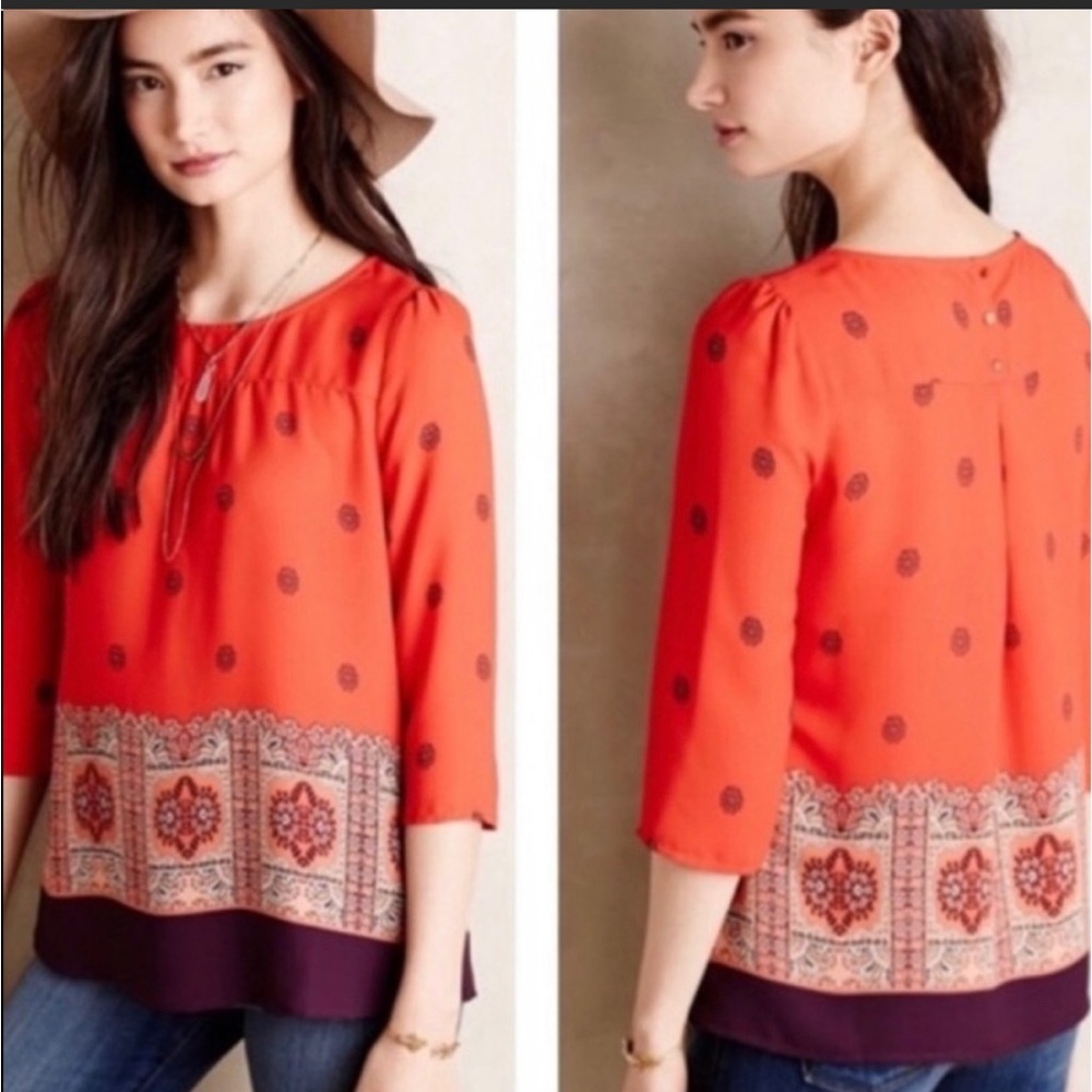Maeve Rila Blouse 👚 From Anthropologie EUC